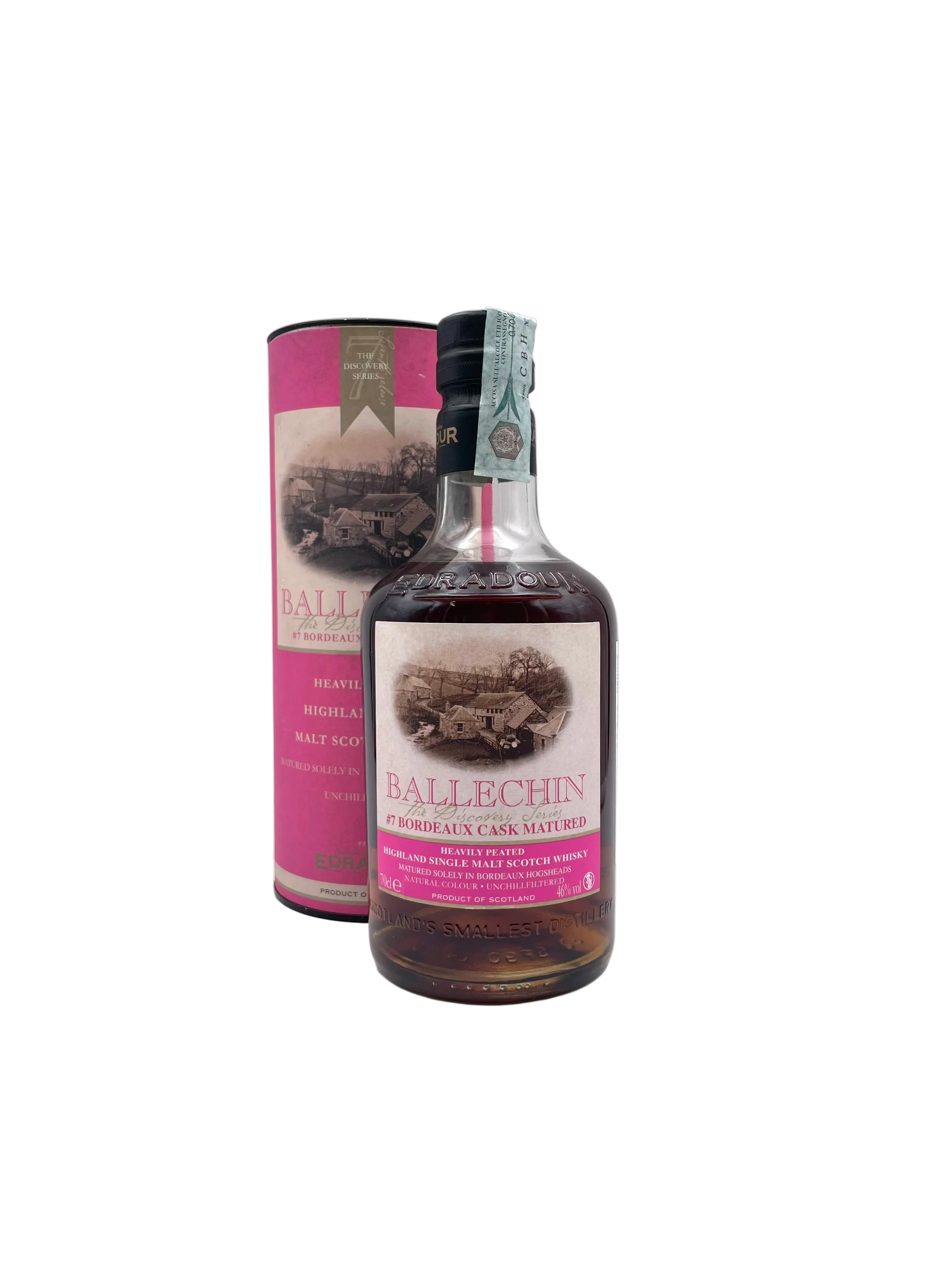 Edradour Ballechin - #7 Series Bordeaux Cask Matured Highland Single Malt Scotch Whisky - Bottl. 2012