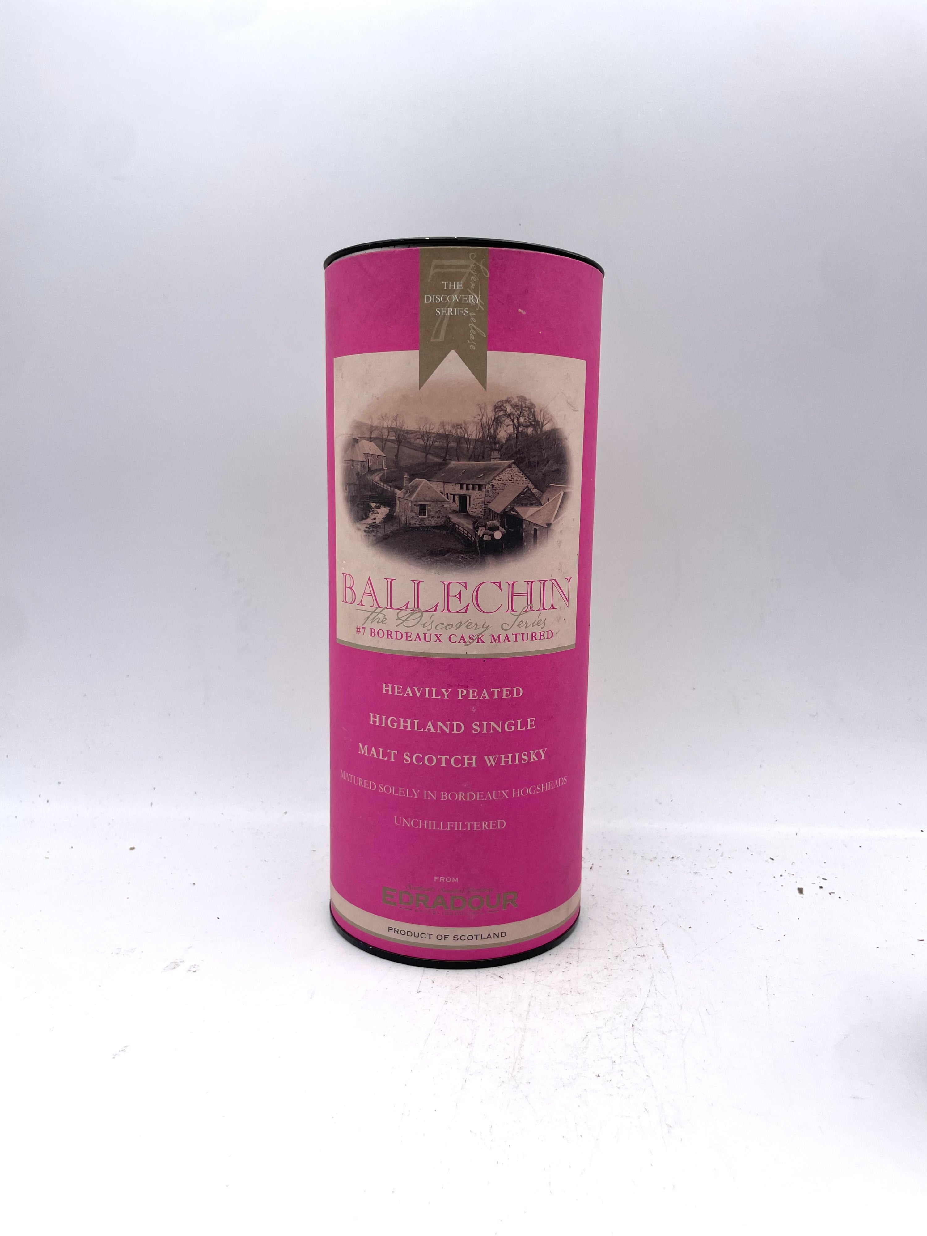Edradour Ballechin - #7 Series Bordeaux Cask Matured Highland Single Malt Scotch Whisky - Bottl. 2012