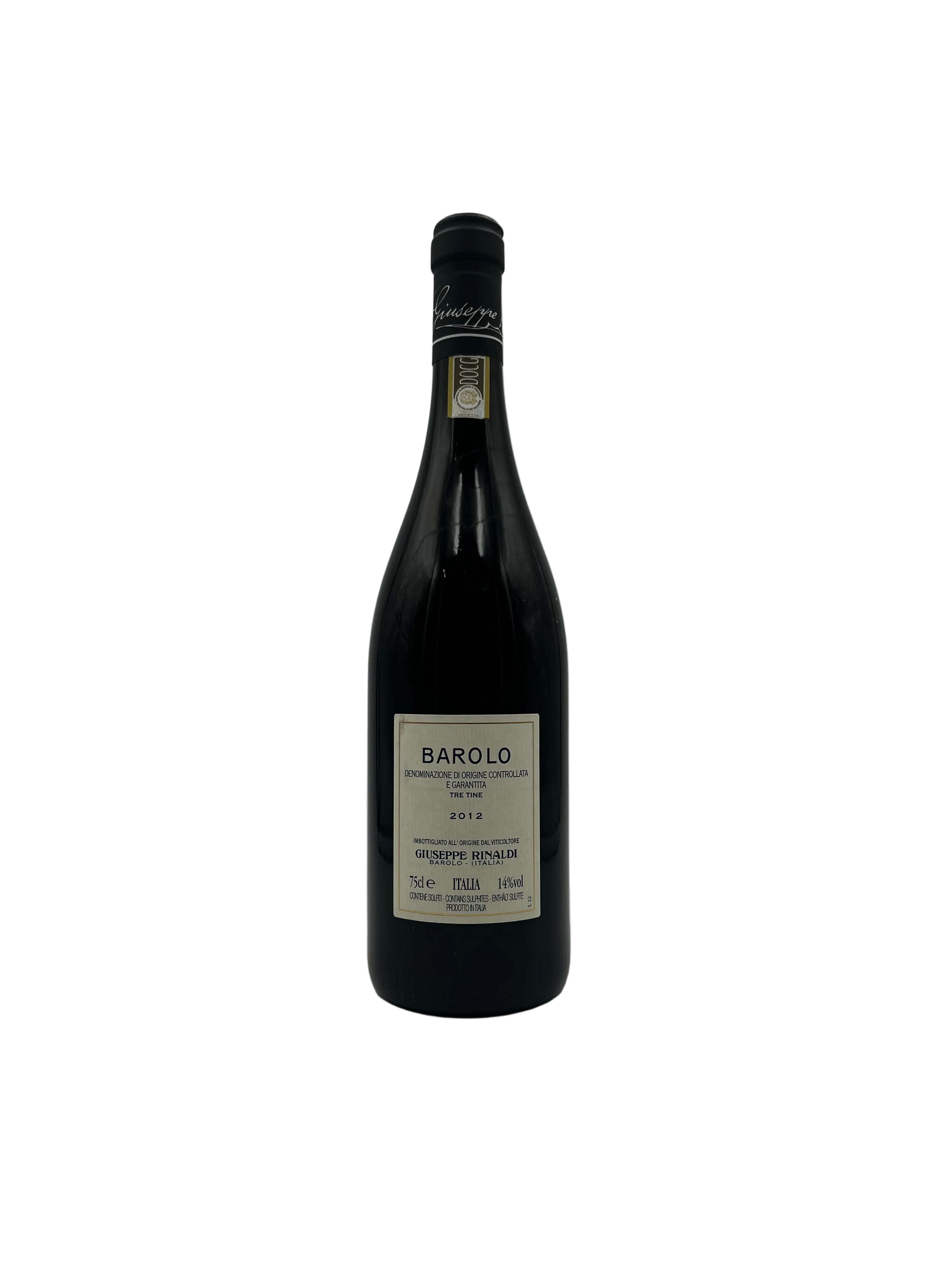 2012 - Giuseppe Rinaldi - Barolo Tre Tine