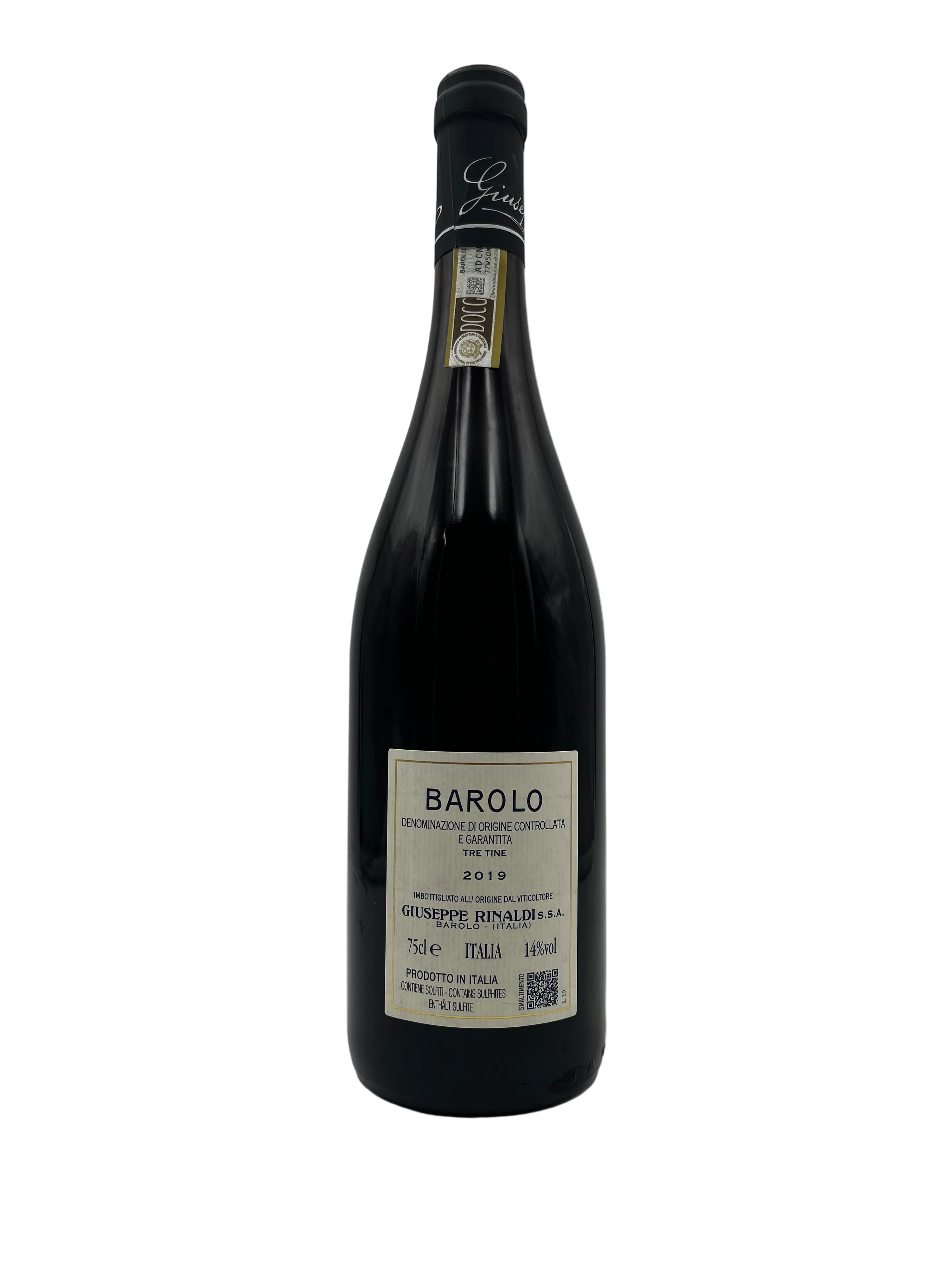 2019 - Giuseppe Rinaldi - Barolo Tre Tine