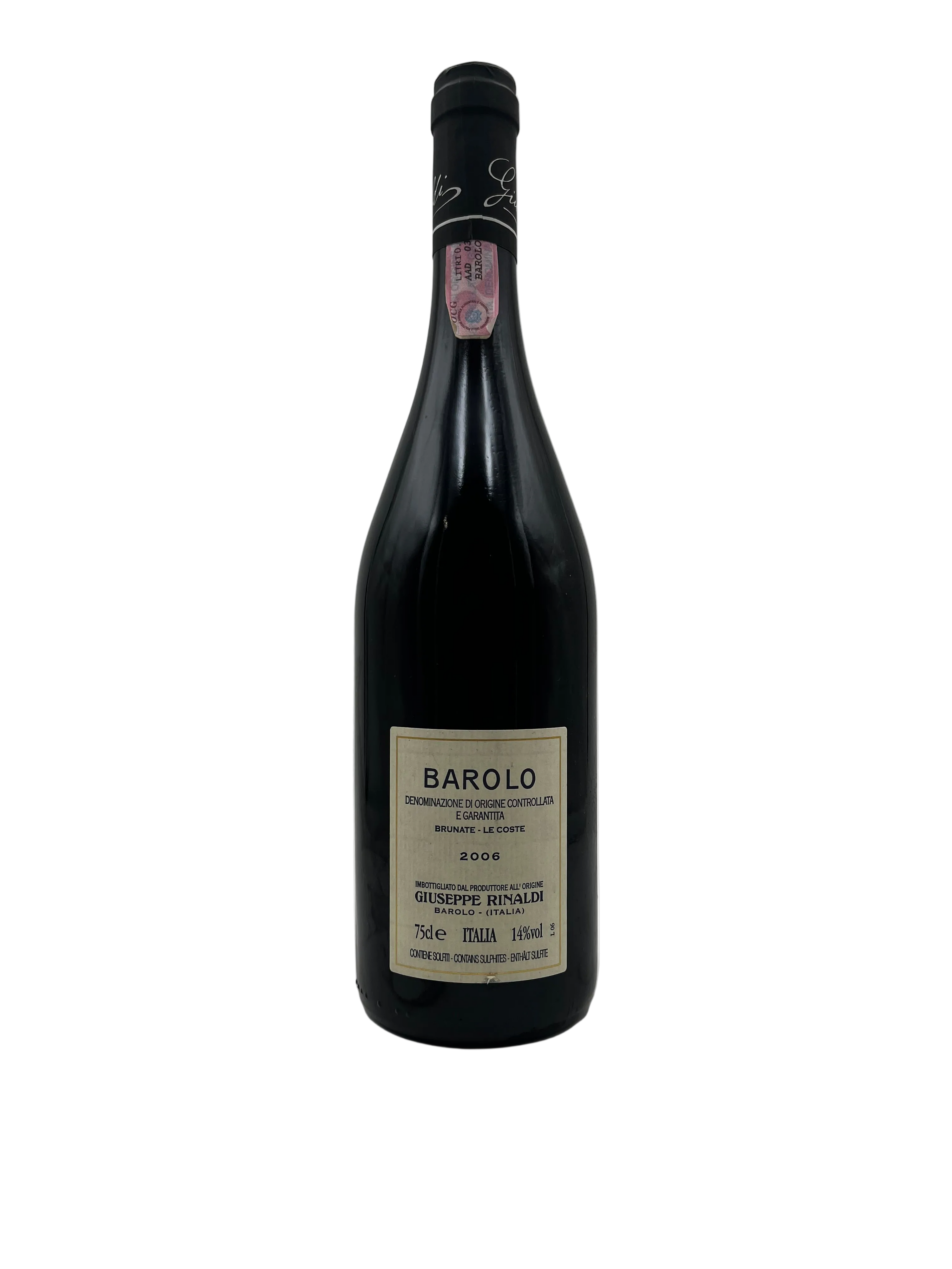 2006 - Giuseppe Rinaldi - Barolo Brunate - Le coste