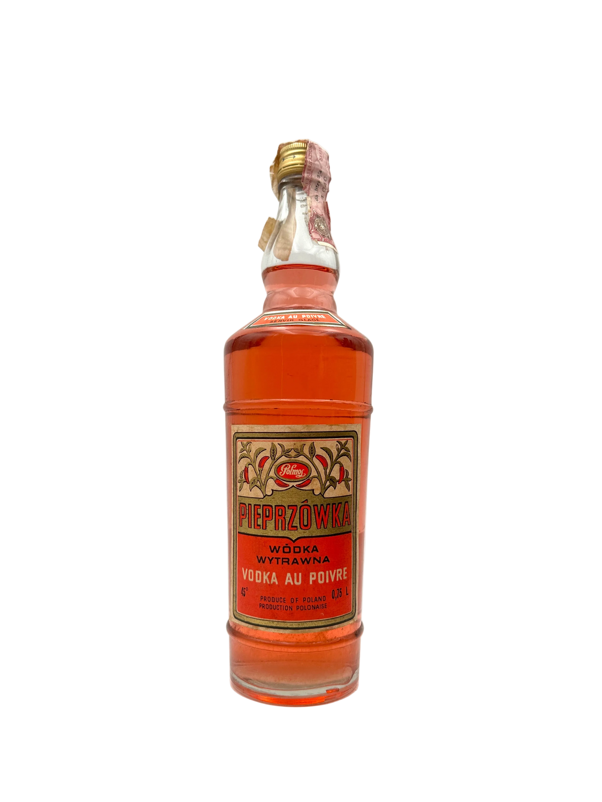 Polmos - Pieprozwka Vodka Au Poivre - Anni 1970