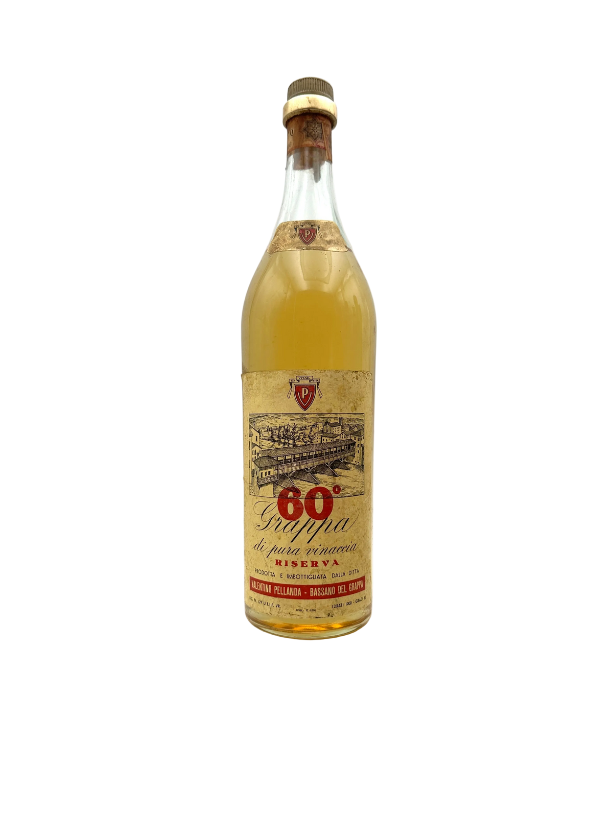 Valentino Pellanda - Grappa Riserva - Anni 1970