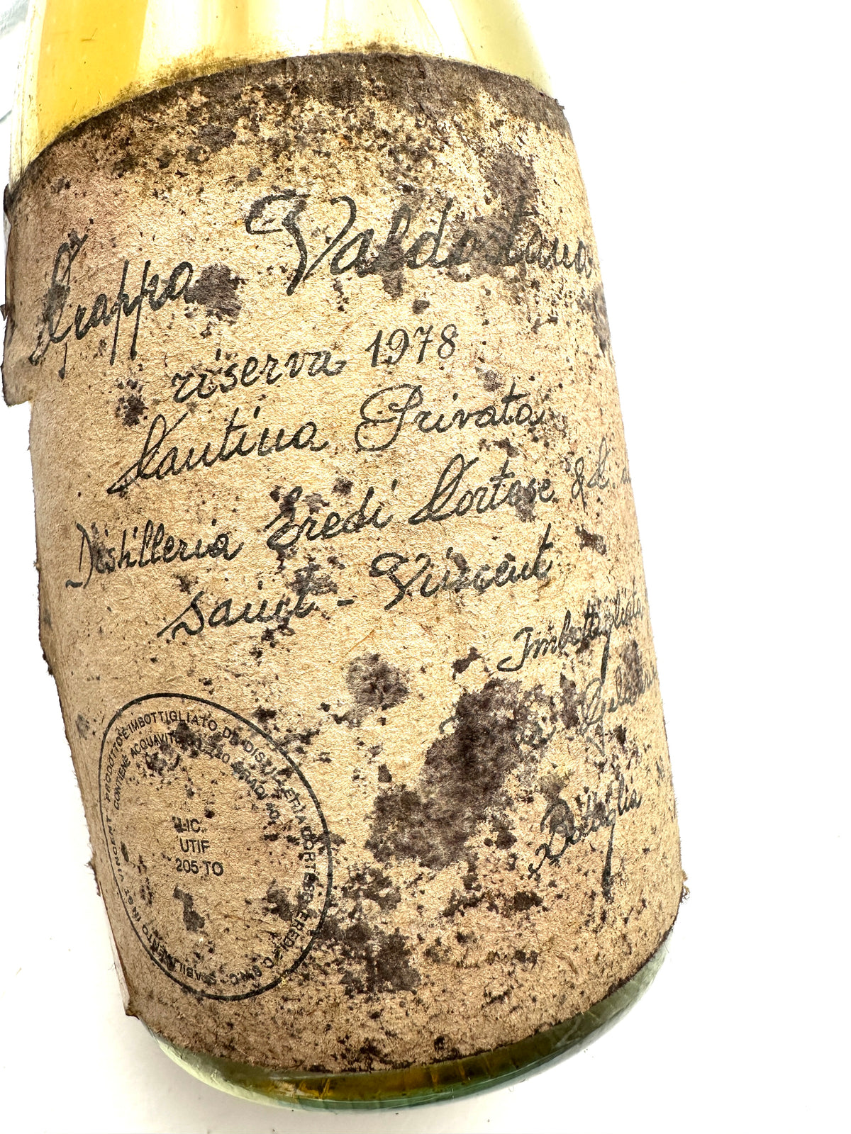 1978 - Distilleria Cortese - Grappa Valdostana Riserva