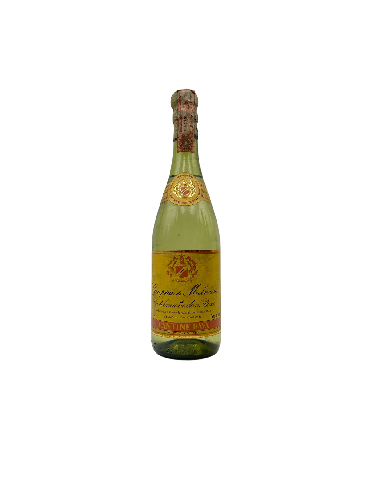 1982 - Cantine Bava - Grappa di Malvasia di Castelnuovo don Bosco