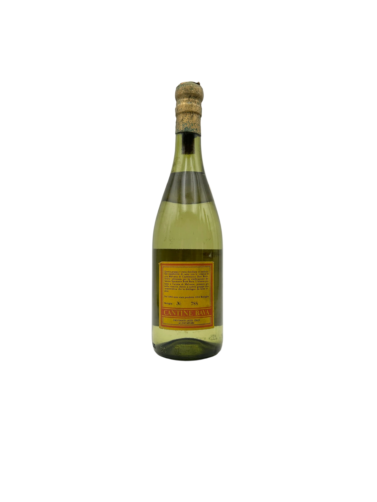 1982 - Cantine Bava - Grappa di Malvasia di Castelnuovo don Bosco