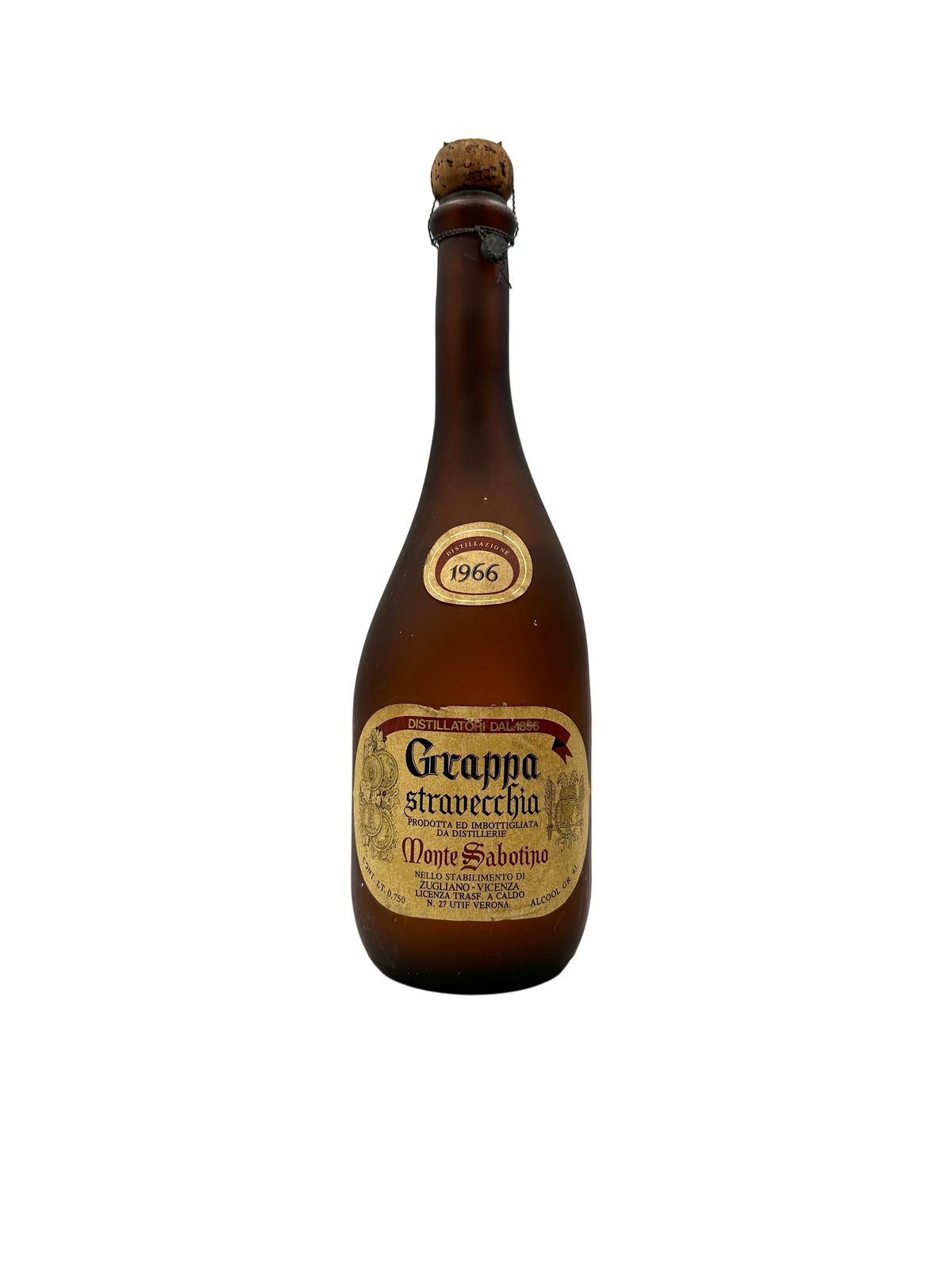 1966 - Monte Sabotino - Grappa Stravecchia