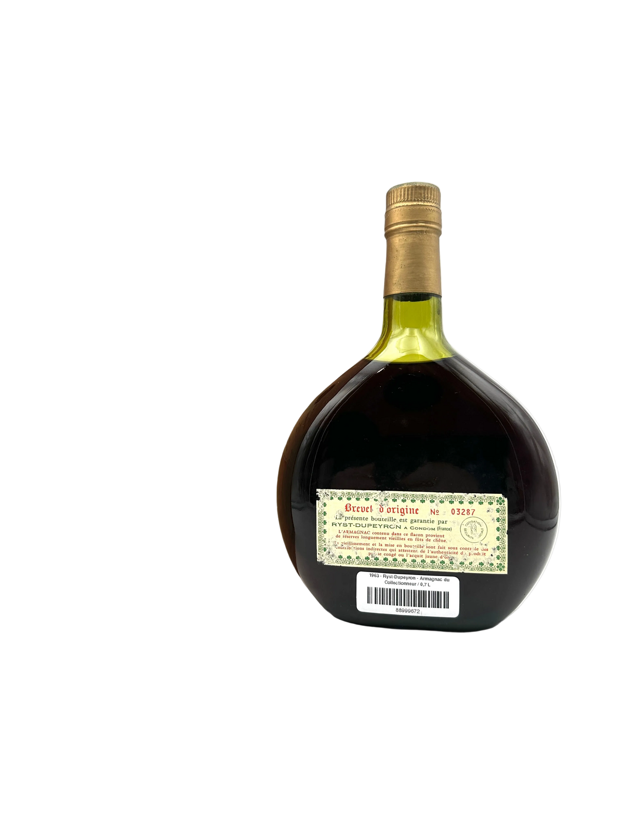 1963 - Ryst-Dupeyron - Armagnac du Collectionneur