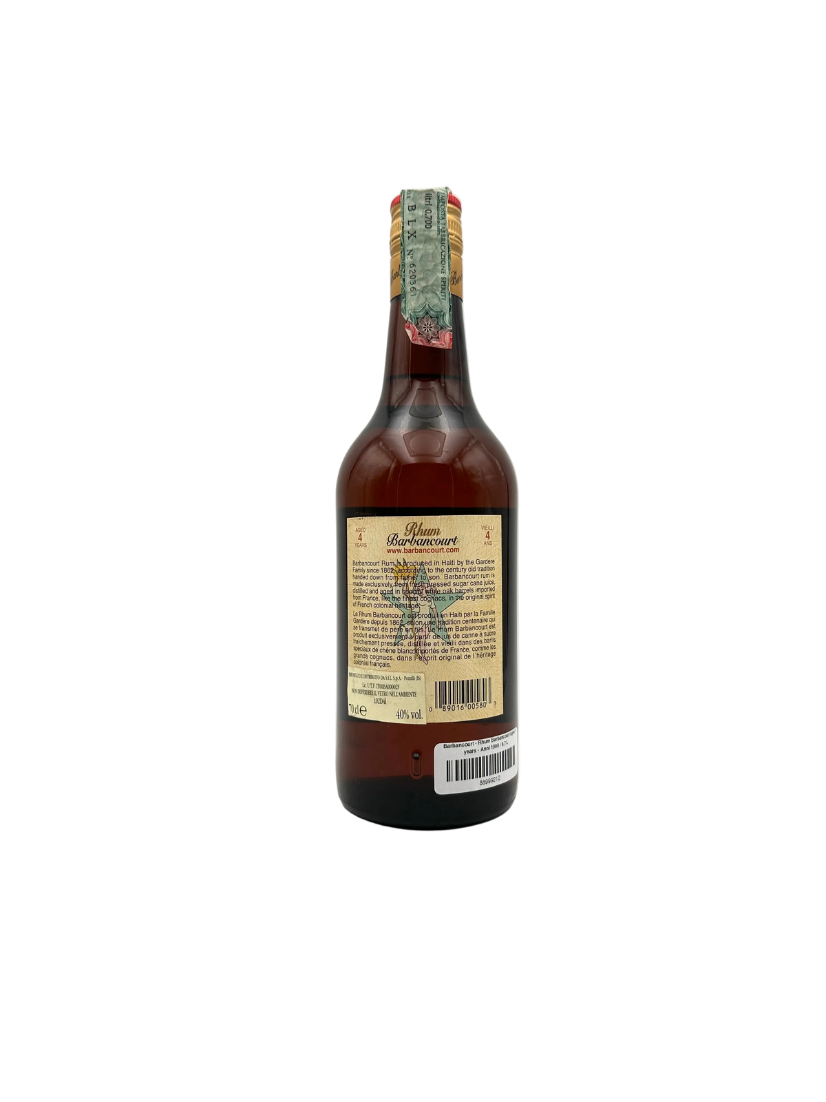 Barbancourt - 4 Years Rhum - Anni 1990