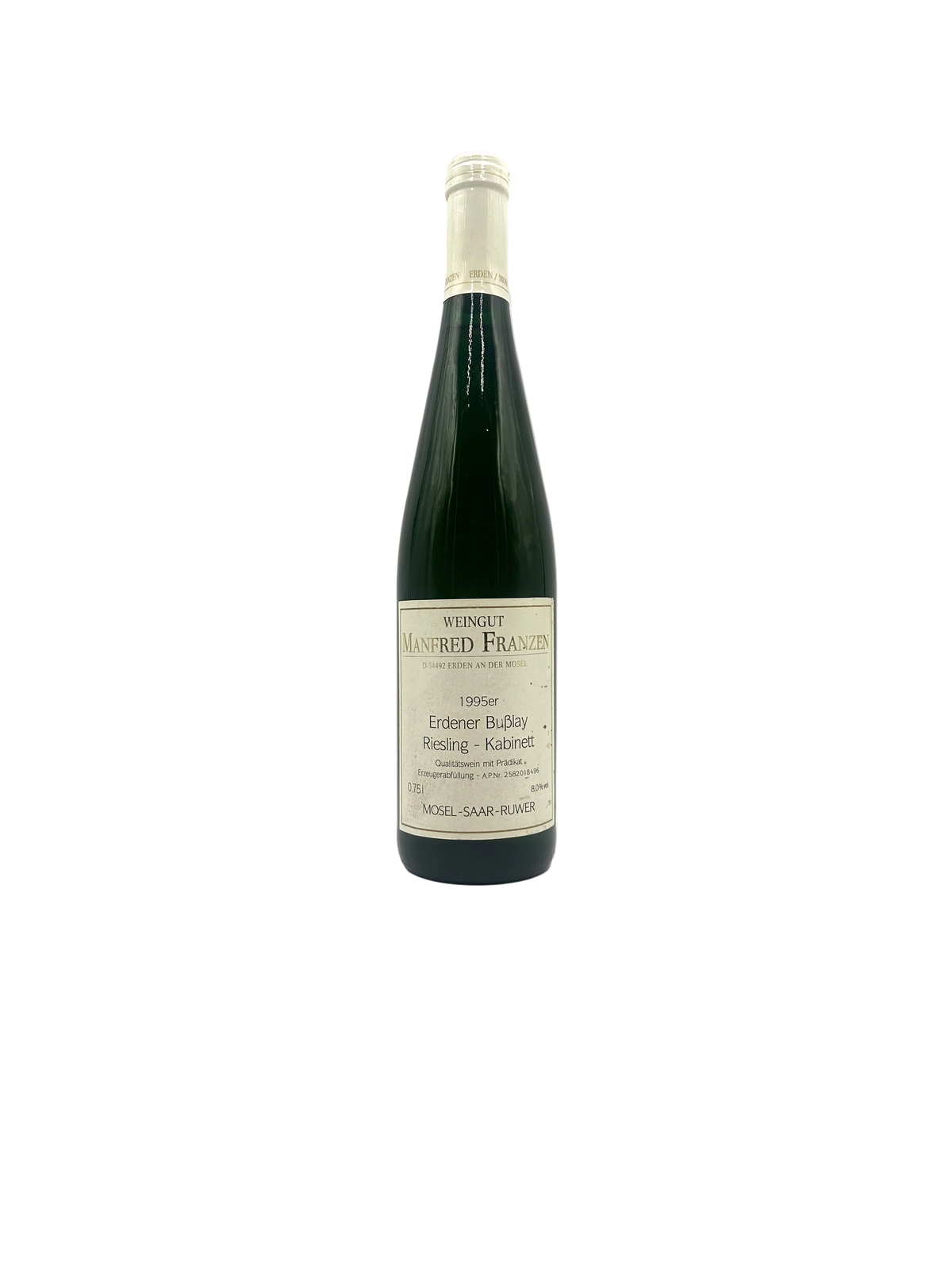 1995 - Weingut Manfred Franzen - Erdener Busslay Riesling Kabinett