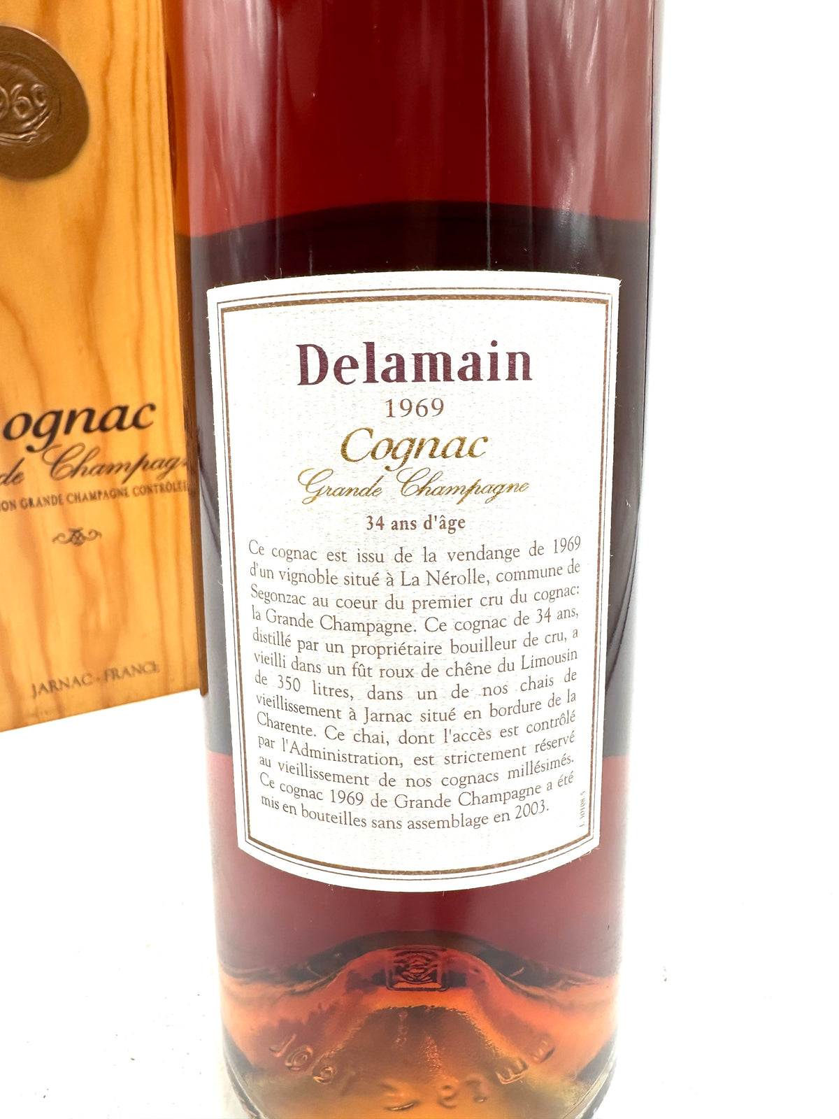 1969 - Delamain - Cognac Grande Champagne 34 Ans d'Age