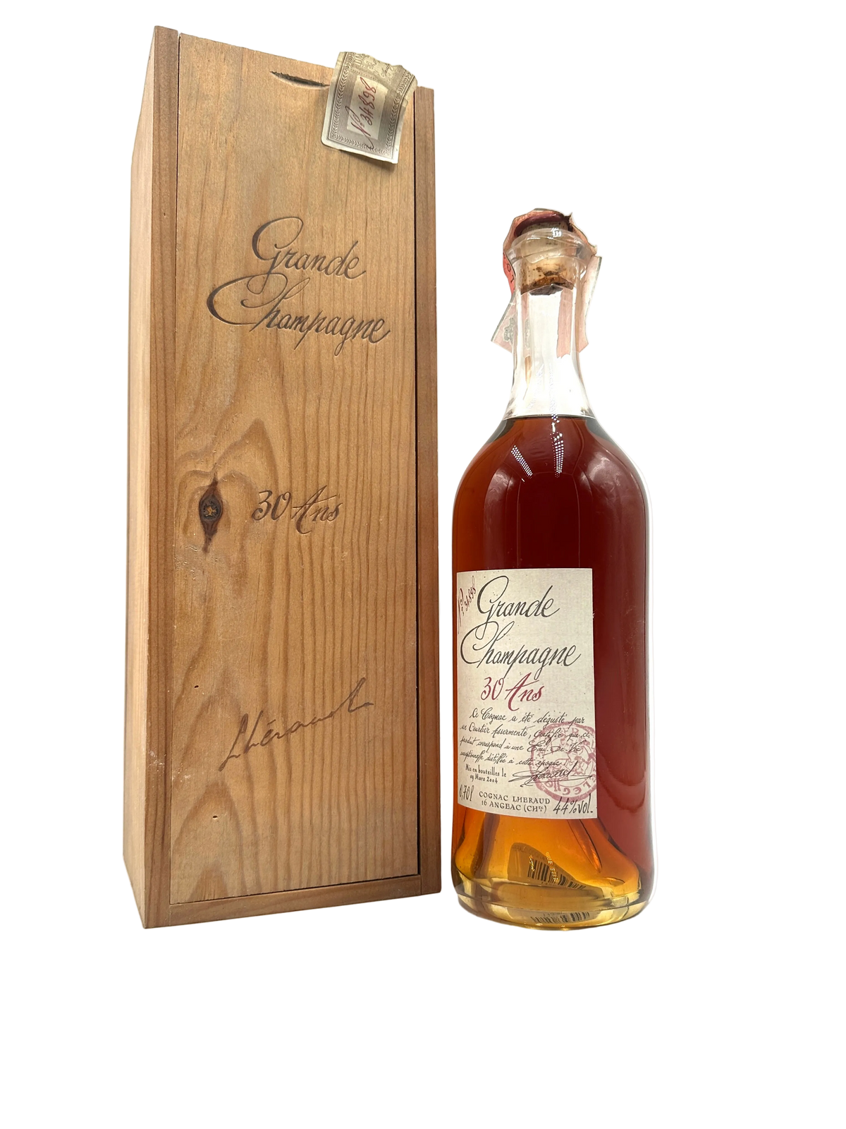 Lheraud - Cognac Grande Champagne 30 Ans - Bottl. 2004