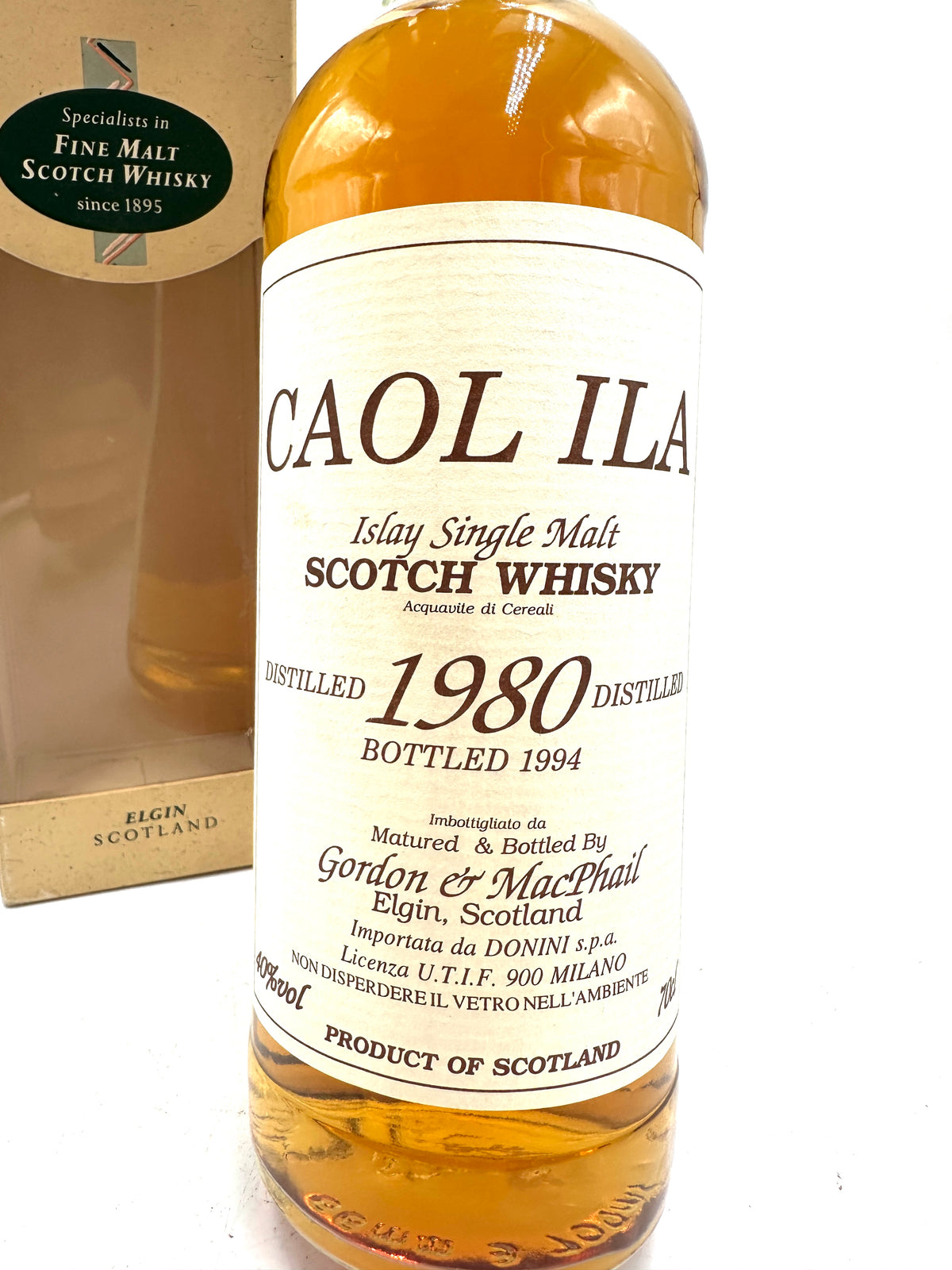 1980 - Caol Ila - Islay Single Malt Scotch Whisky - Bottl. 1994