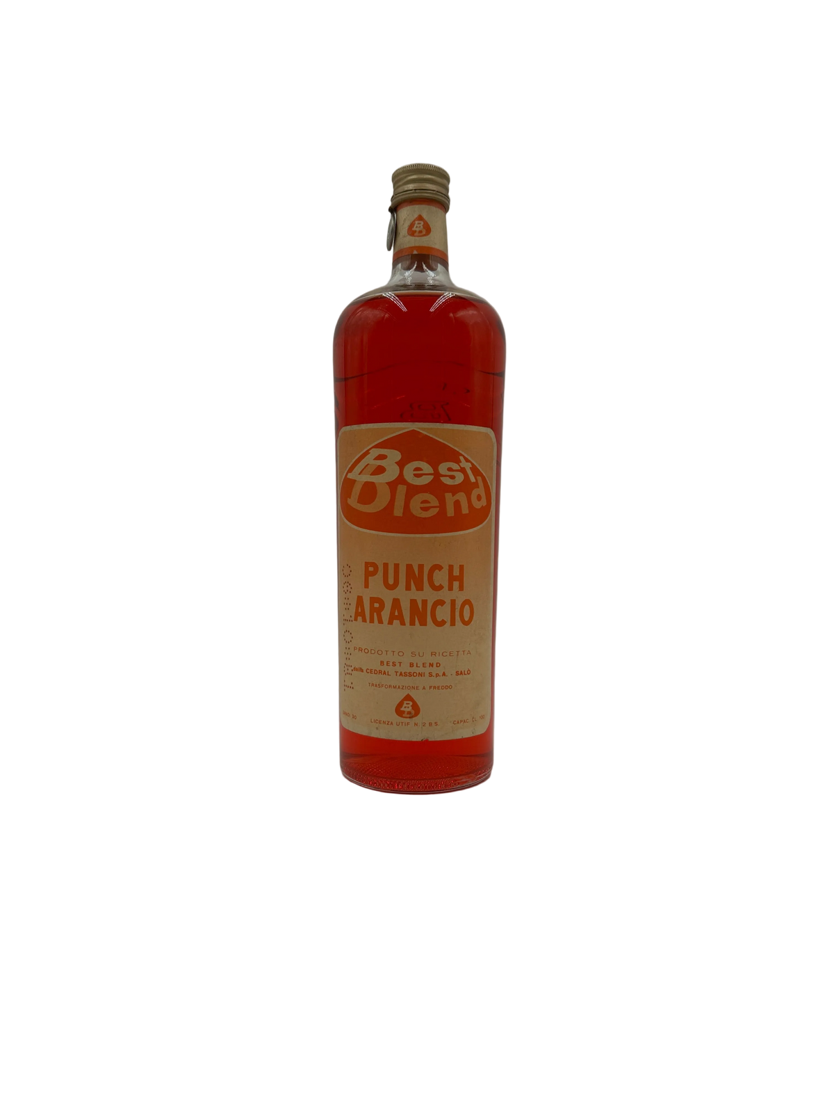 Cedral Tassoni - Best Blend Punch Arancio - Sigillo Stella Anni 1950