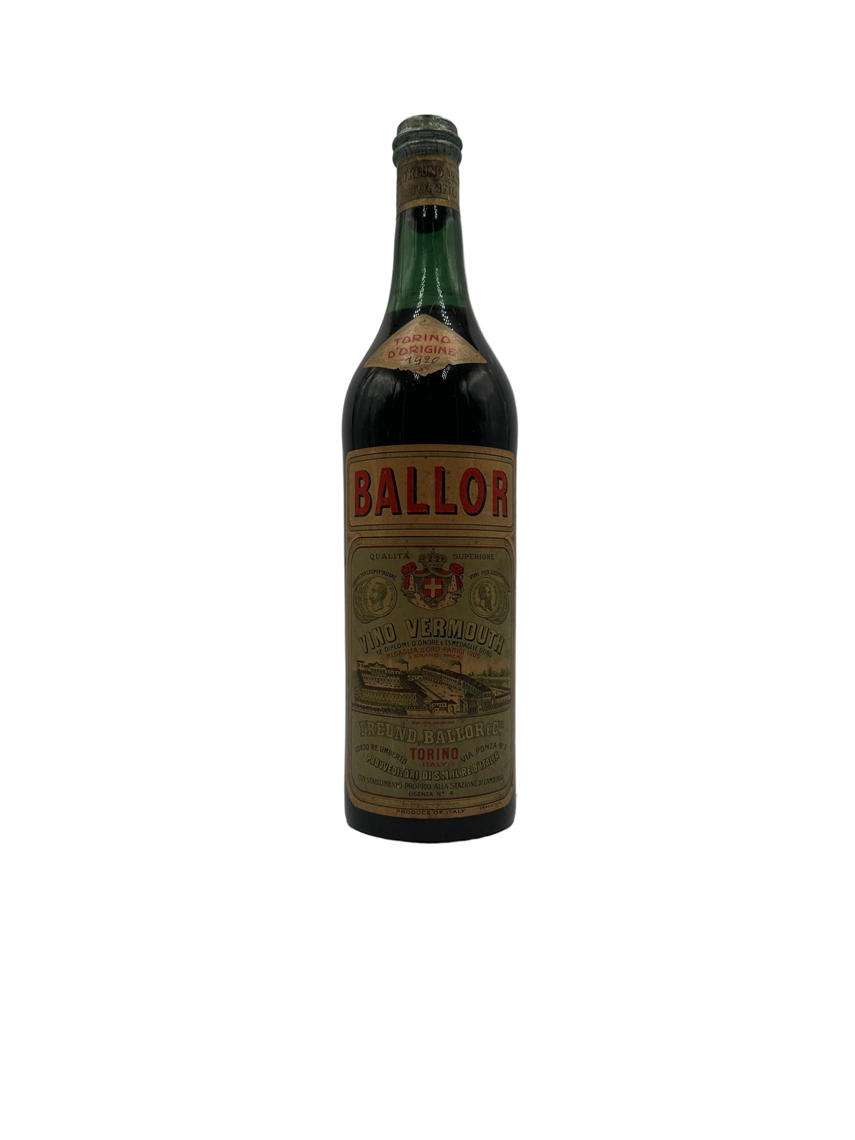 Ballor - Vino Vermouth - Anni 1920