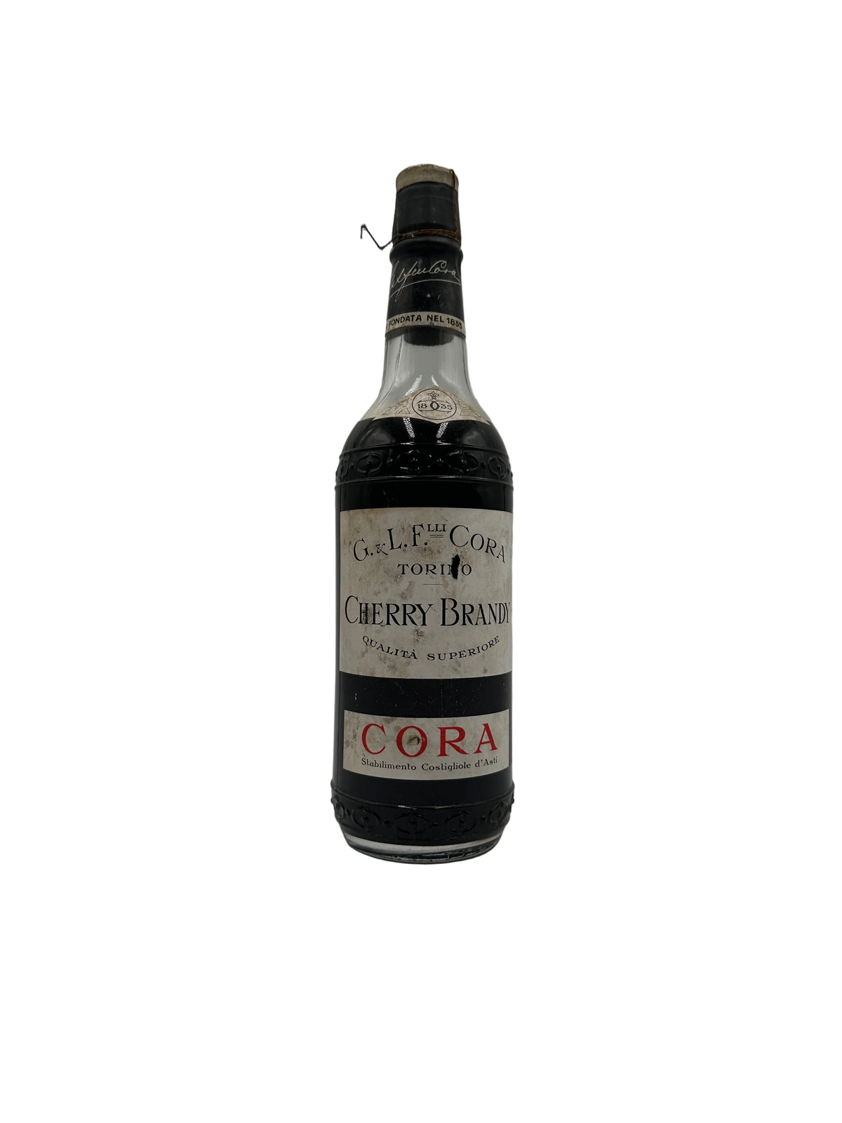 F.lli Cora - Cherry Brandy - Serie Centenario - Sigillo Stella Anni 1950