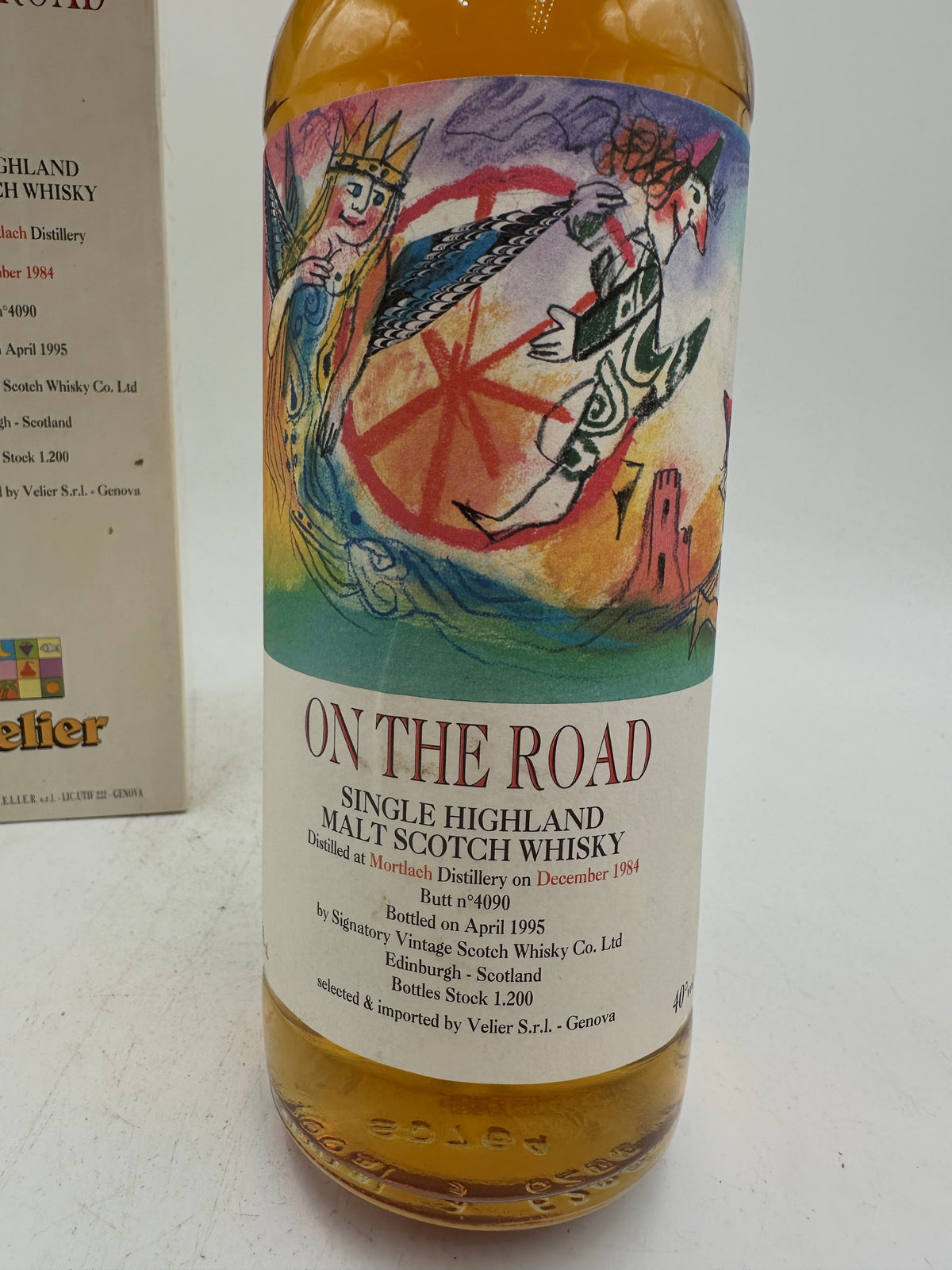 1984 - Mortlach - "On The Road" Single Highland Malt Scotch Whisky - Signatory Vintage - Bottl. 1995