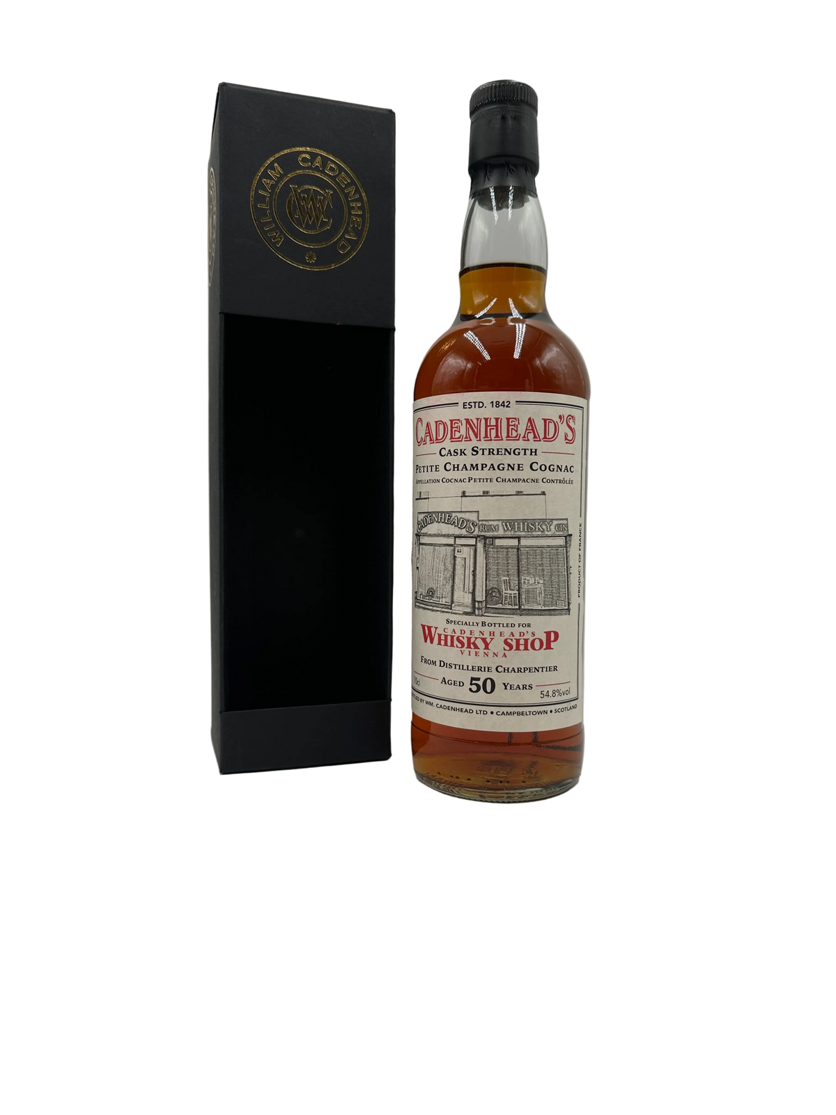 Charpentier - 50 Years Petite Champagne Cognac Cask Strength - Cadenhead - Bottl. 2018