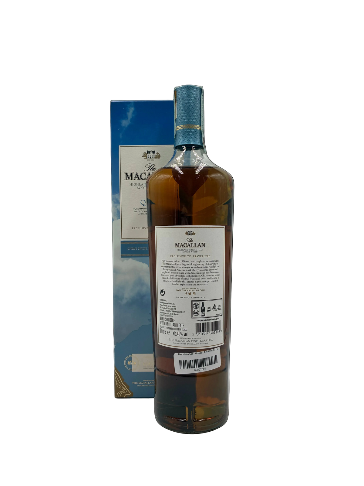 The Macallan - Quest Highland Single Malt Scotch Whisky - Anni '2010s - 1L 40%