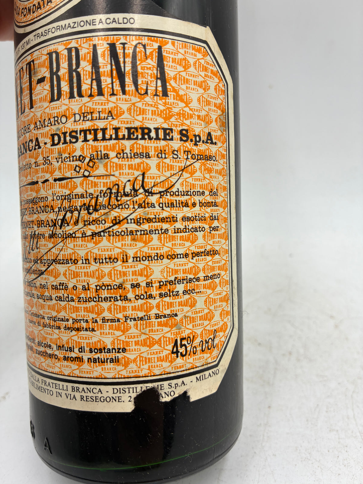 1982 - Fratelli Branca - Fernet Branca - 0,75L 45%