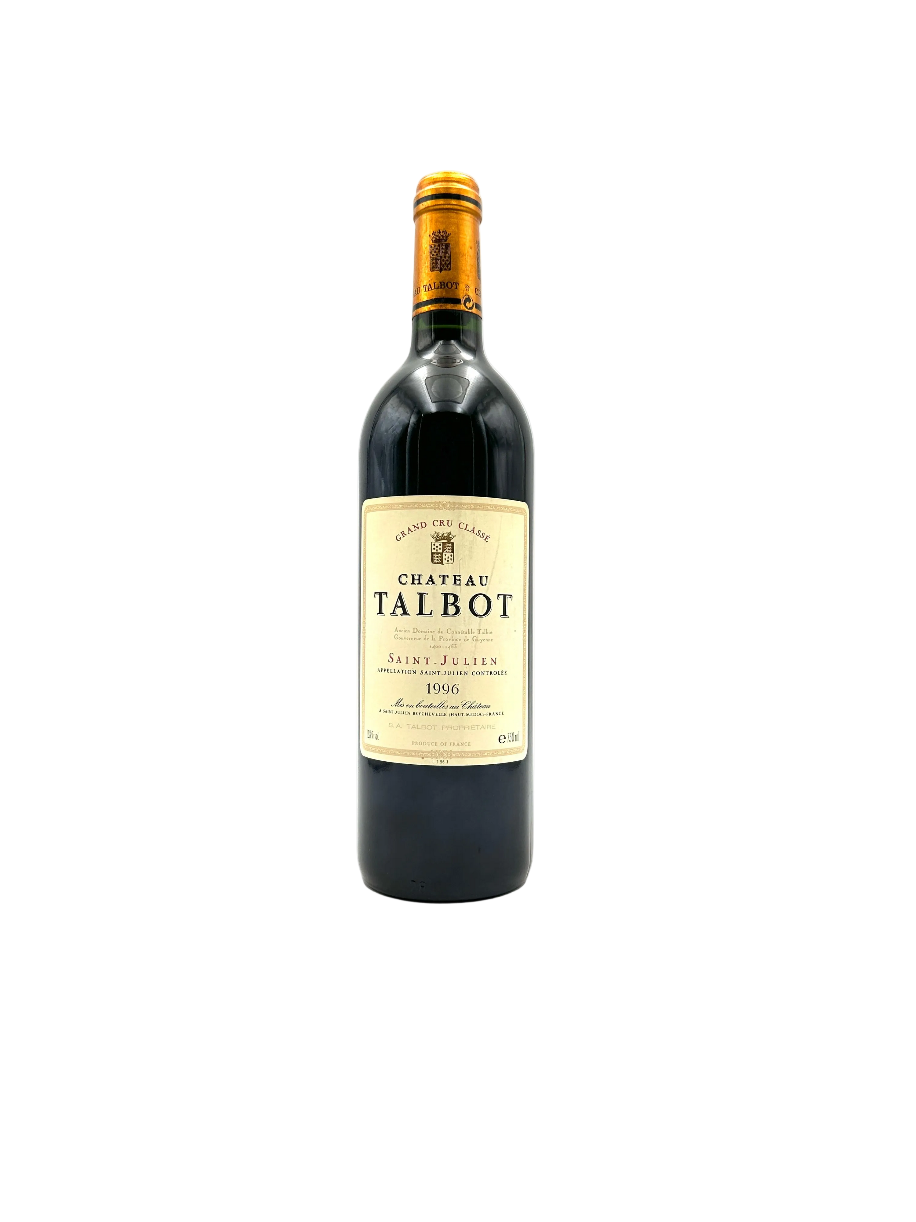 1996 - Chateau Talbot Saint - Julien Grand Cru Classé