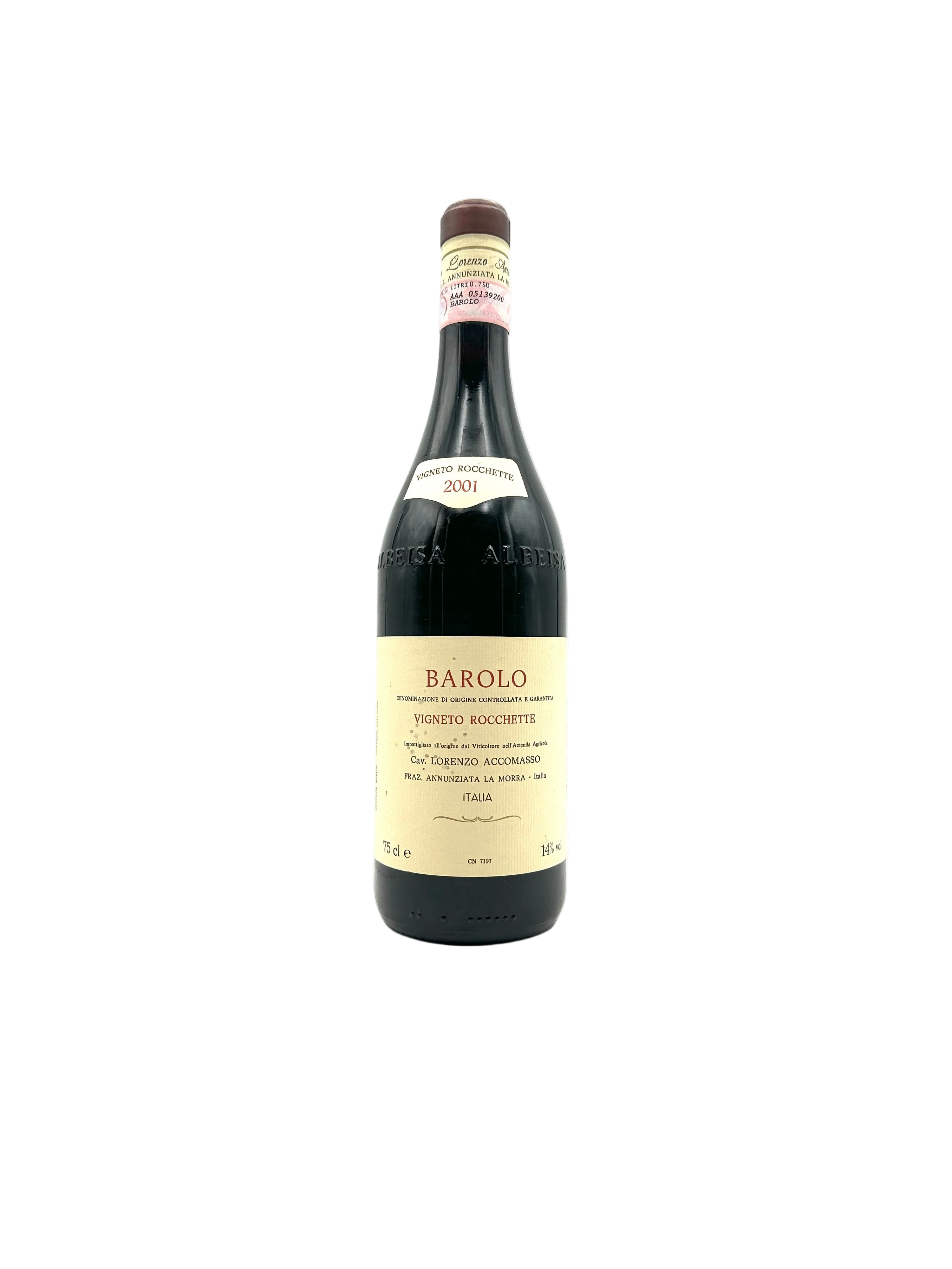 2001 - Cav. Lorenzo Accomasso - Barolo Vigneto Rocchette Riserva