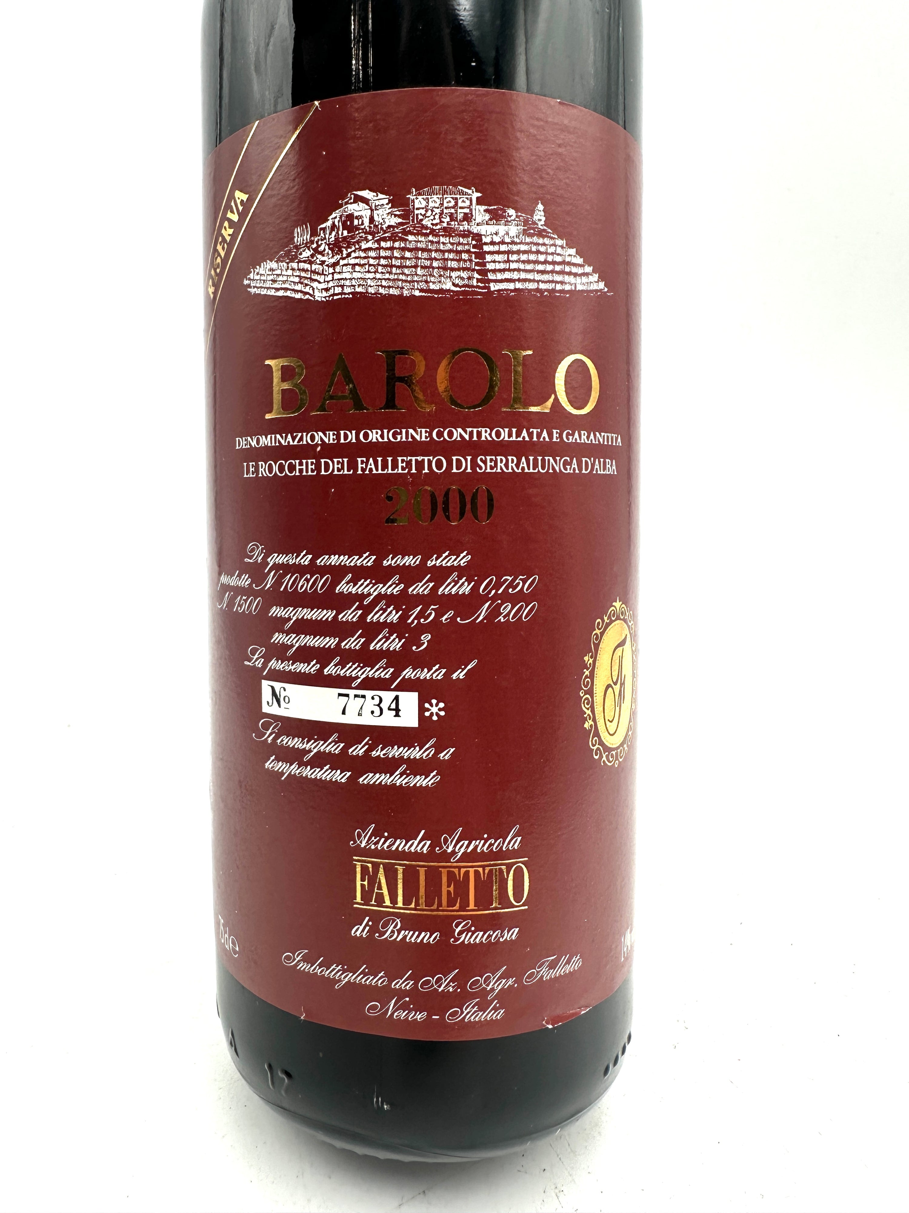 2000 - Bruno Giacosa - Barolo Riserva Le Rocche del Falletto