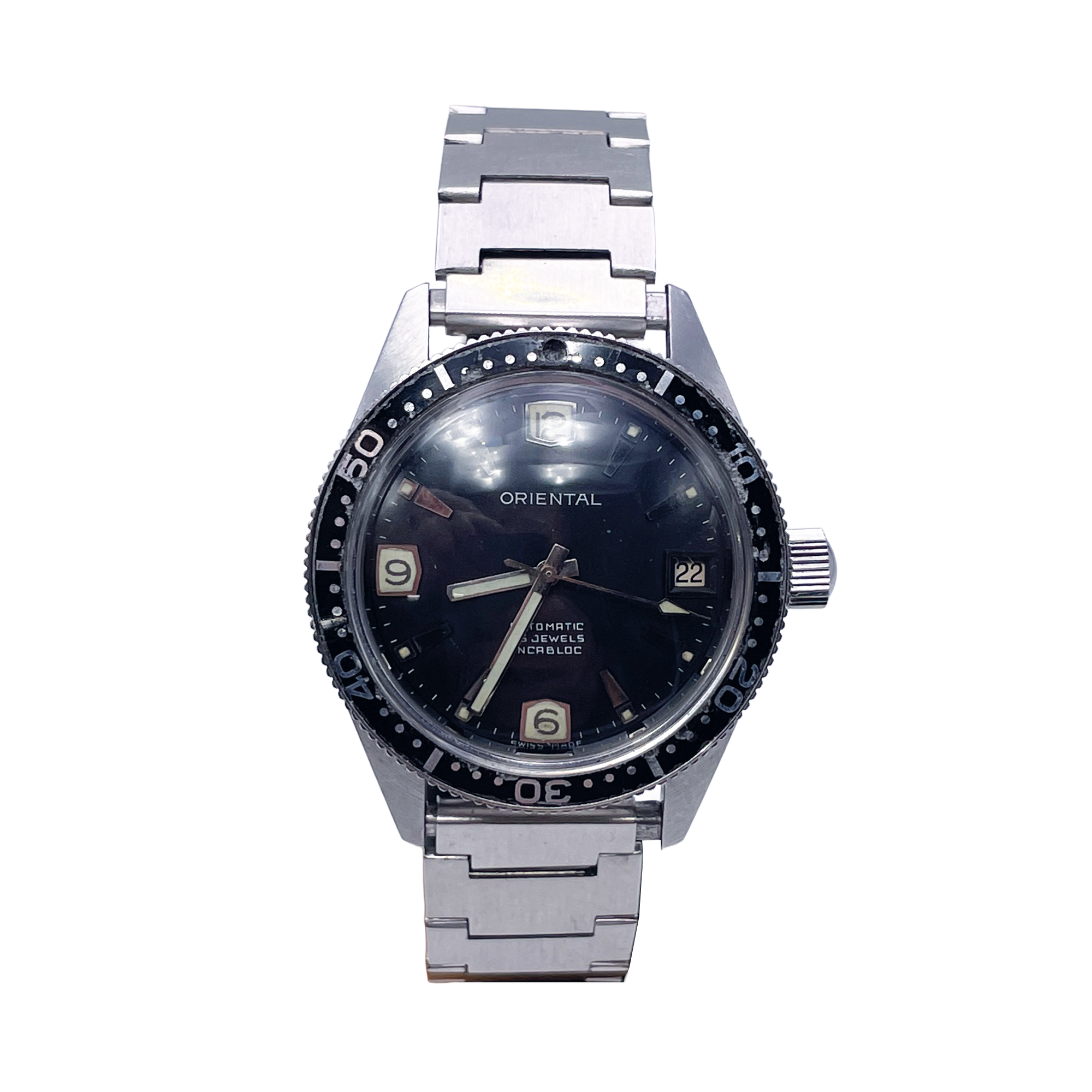 Oriental - Skin Driver Automatic - Vintage 38mm - Raro