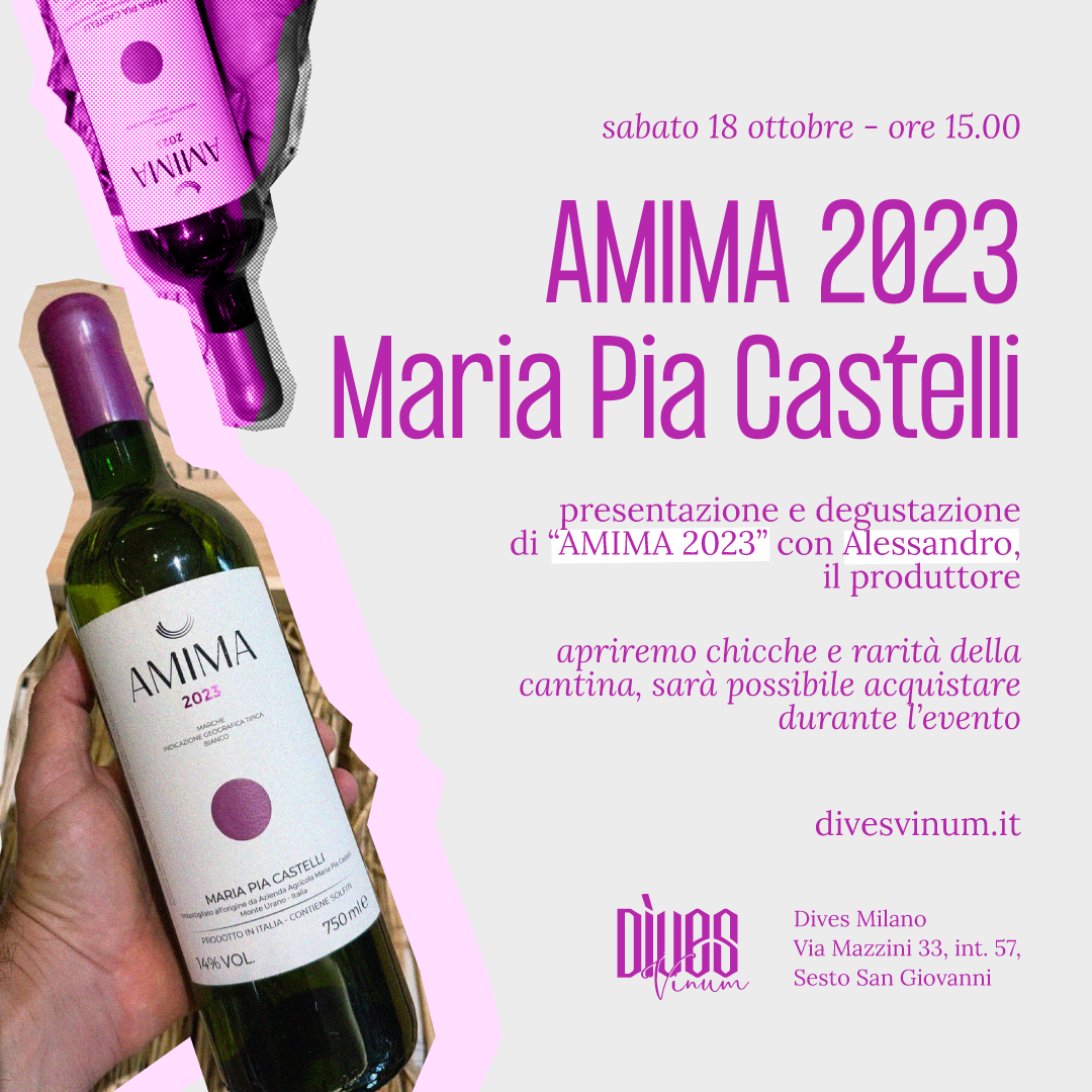 18 Ottobre 2025 - "AMIMA 2023" di Maria Pia Castelli